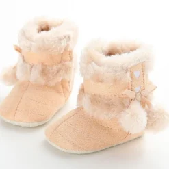 Saugling Stiefel Pluschgekleidet Warme Schuhe Kleinkind Mode Boden