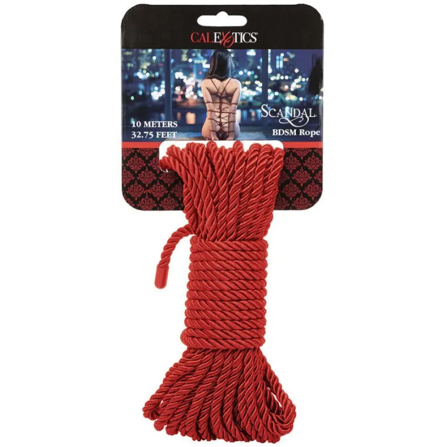 Scandal Red BDSM-Seil, 10 m