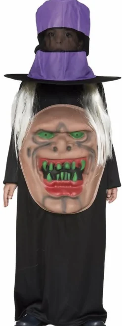 schauriges Kinder Kostüm Totenkopf o. Monster 7-12 J. Jungen Mädchen Halloween