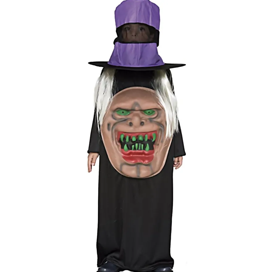 schauriges Kinder Kostüm Totenkopf o. Monster 7-12 J. Jungen Mädchen Halloween