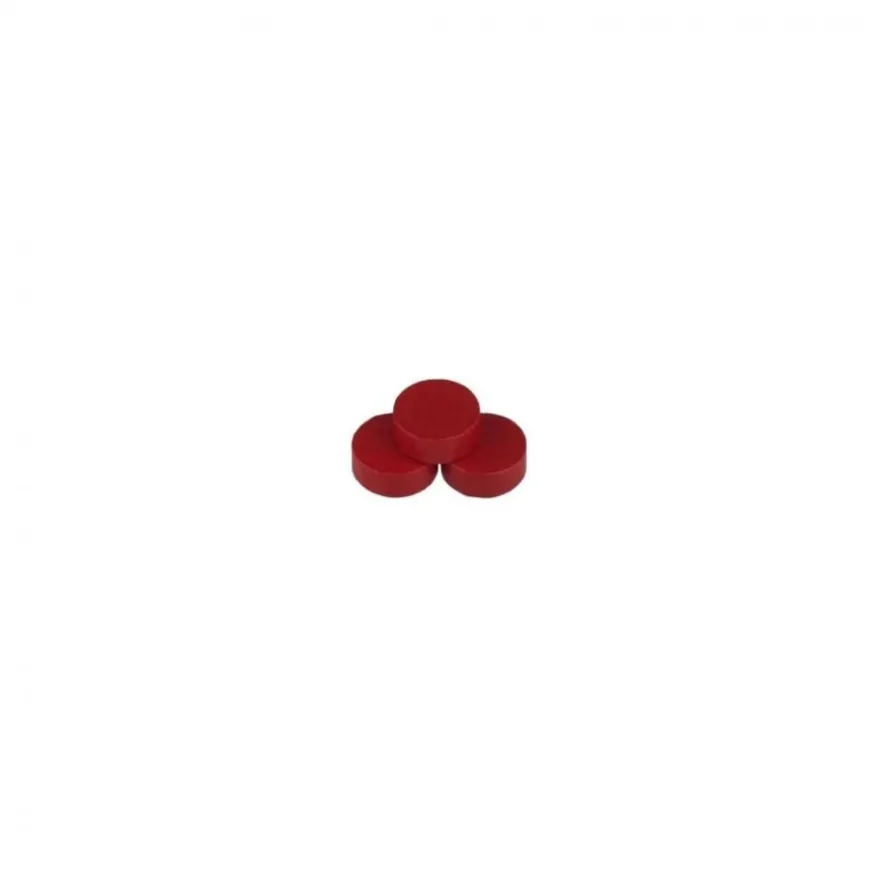 Scheibe - Merkur - 10x4mm - rot