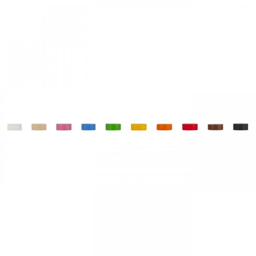 Scheibe - Merkur - 10x4mm - rot