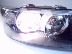 Scheinwerfer Audi A3 8L Xenon Optik Linse ab Bj.2001-2003 Schwarz E. Prüfzeichen