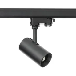 Schienensystem Komplett-Set 2x2m+2x1m Schiene, 4x L-Verbinder, 10x Lampe Schwarz