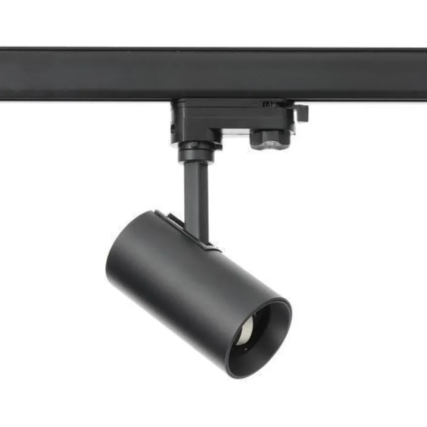 Schienensystem Komplett-Set 2x2m+2x1m Schiene, 4x L-Verbinder, 10x Lampe Schwarz