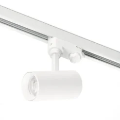 Schienensystem Komplett-Set 1m + 2m + 2m 14xLampe T-Verbinder Netzteil, Kappe Weiß