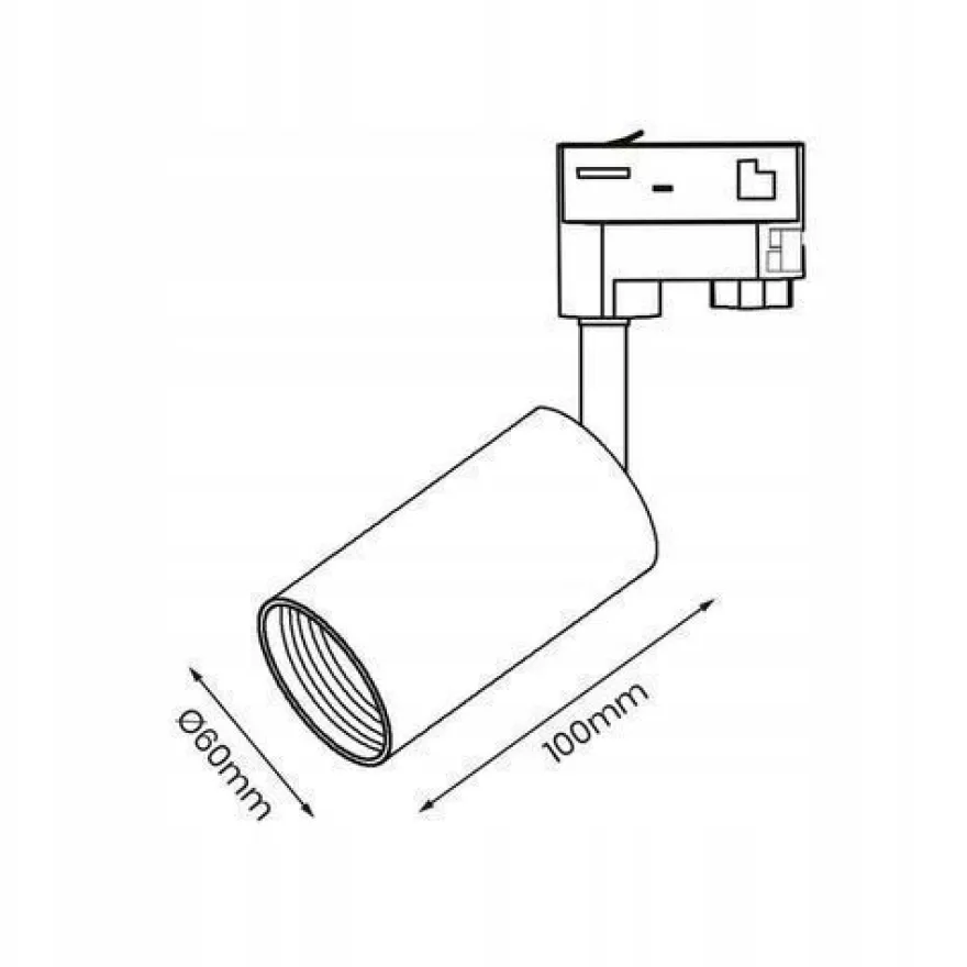 Schienensystem Komplett-Set weiße Schiene 2m+1m, 5x L-Lampe Schwarz, L-Weiche