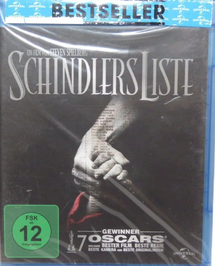 Schindlers Liste - Liam Neeson - Steven Spielberg - Blu-ray - OVP