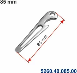 Schäkelschlüssel Rundschäkel A4 Edelstahl Schäkel Niro Schnappschäkel V4A Kette