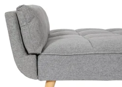 Schlafsofa HWC-K18 mit Ottomane, Couch Sofa Gästebett, Schlaffunktion 218x175cm