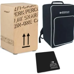 Schlagwerk CP404 Cajon Natur mit Tasche und Sitzpad
