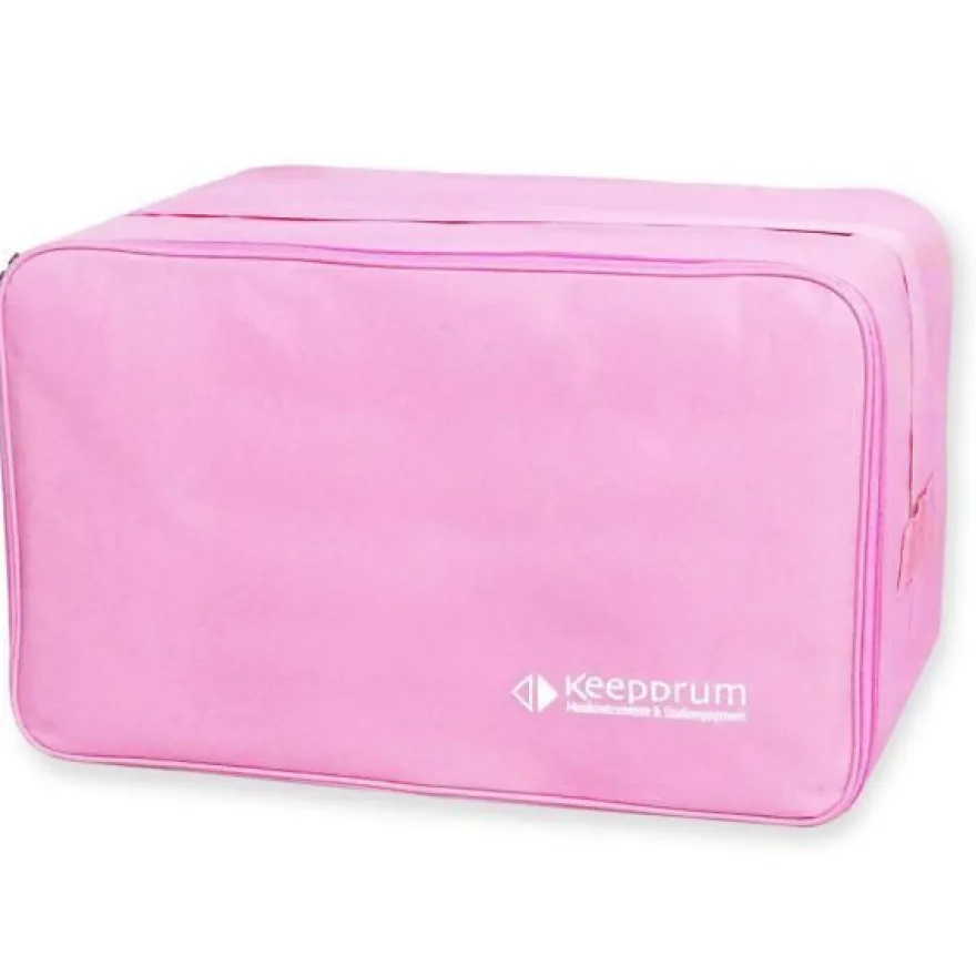 Schlagwerk CP403 Natur Cajon mit Bag Pink und Pad
