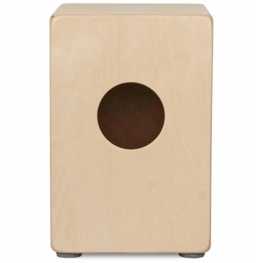 Schlagwerk CP403 Natur Cajon mit Bag Pink und Pad
