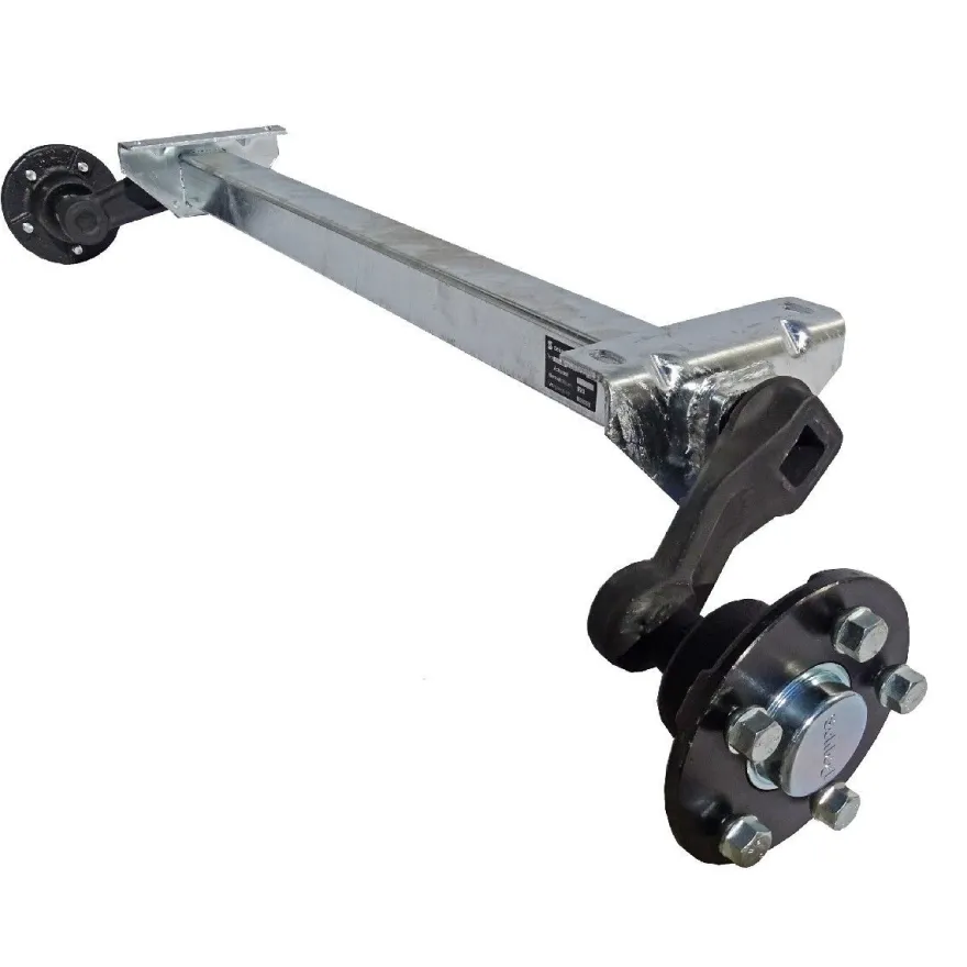 Schlegl 750kg Anhänger Achse MB8 - 1200mm - 5x112 - niedriger Bock - ungebremst