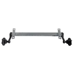 Schlegl 750kg Anhänger Achse MB8 - 1200mm - 5x112 - niedriger Bock - ungebremst