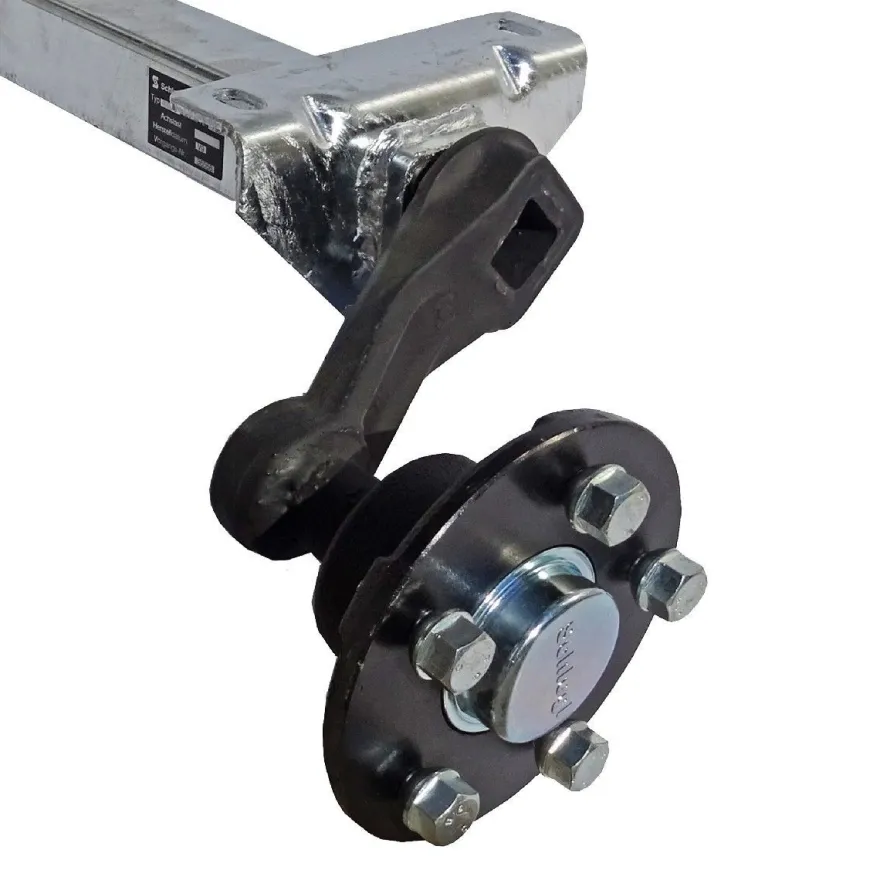 Schlegl 750kg Anhänger Achse MB8 - 1200mm - 5x112 - niedriger Bock - ungebremst