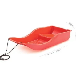Schlitten Kinderschlitten Rodel Winter Schnee rot SNOW