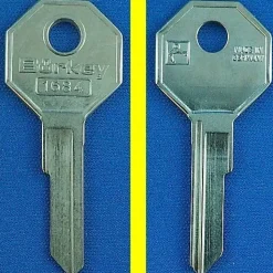 Schlüsselrohling Börkey 1684 für verschiedene Simson Moped / BAB