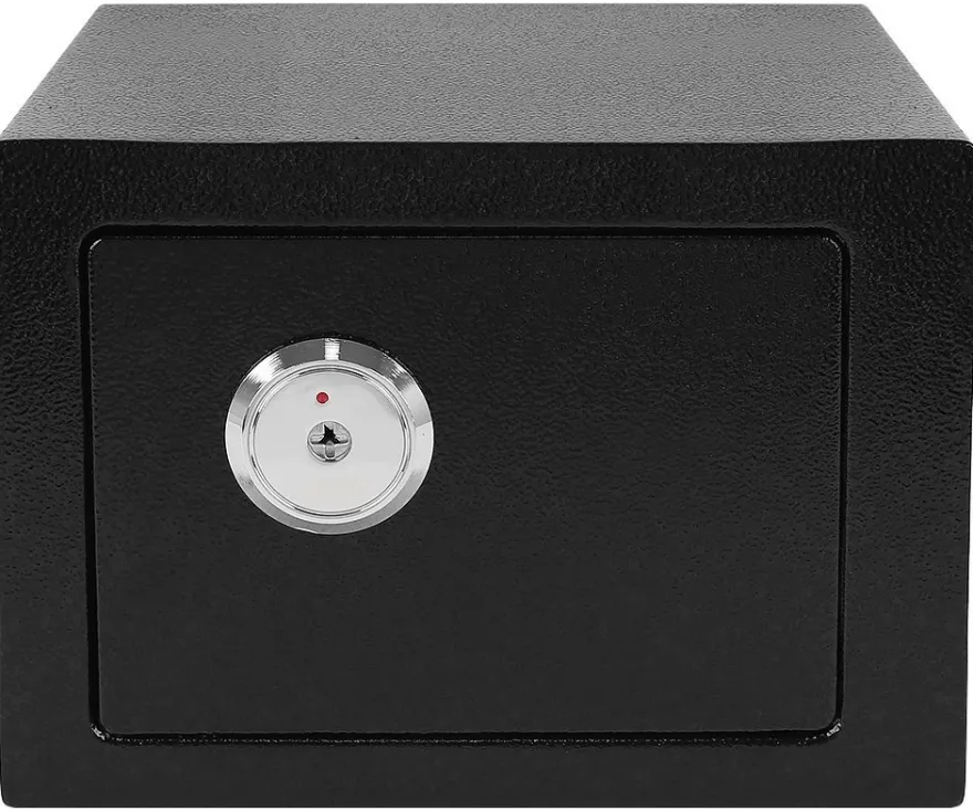 Schlüsselsafe Tresor A5 Schlüsselbox Safe Stahl Schwarz mit 3 Schlüsseln