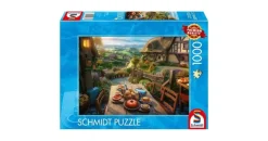 Schmidt Spiele Frühstück mit Aussicht, Puzzle (1000 Teile) - S