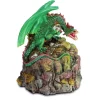 Schmuckdose Drachen auf Felsen 13cm (Gr. 13x9x8cm)