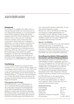 Schomburg Asocret-m30 6 kg Sockelputz, Dichtputz, Reparaturmörtel, Sperrputz
