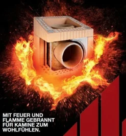Schornstein massiv Wienerberger Ziegel o. Beton 5-12 m komplett * DIN EN 13063*