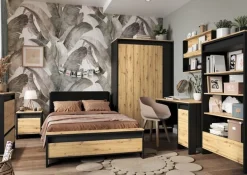 Schrank Spot SP-04 Regal Hochschrank und Led