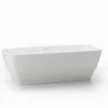 Schröder Badewanne Designwanne Golem OR 180 S 179,5x75x44/56,5 cm cremeweiß matt