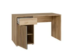 Schreibtisch ARANK AXKB221L-M635 130 x 76 x 60 cm - Wildeiche/ Schwarz