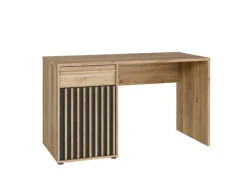 Schreibtisch ARANK AXKB221L-M635 130 x 76 x 60 cm - Wildeiche/ Schwarz