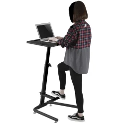 Schreibtisch Laptopständer mit Fußstütze Tisch Notebooktisch Tablettisch Tablet