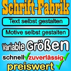 Schriftzug für Boote