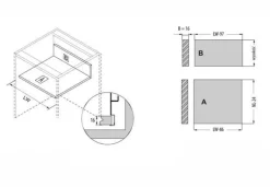 Schubkasten Küchenschublade Schublade Systembox Küchenschubkasten 40Kg TB10