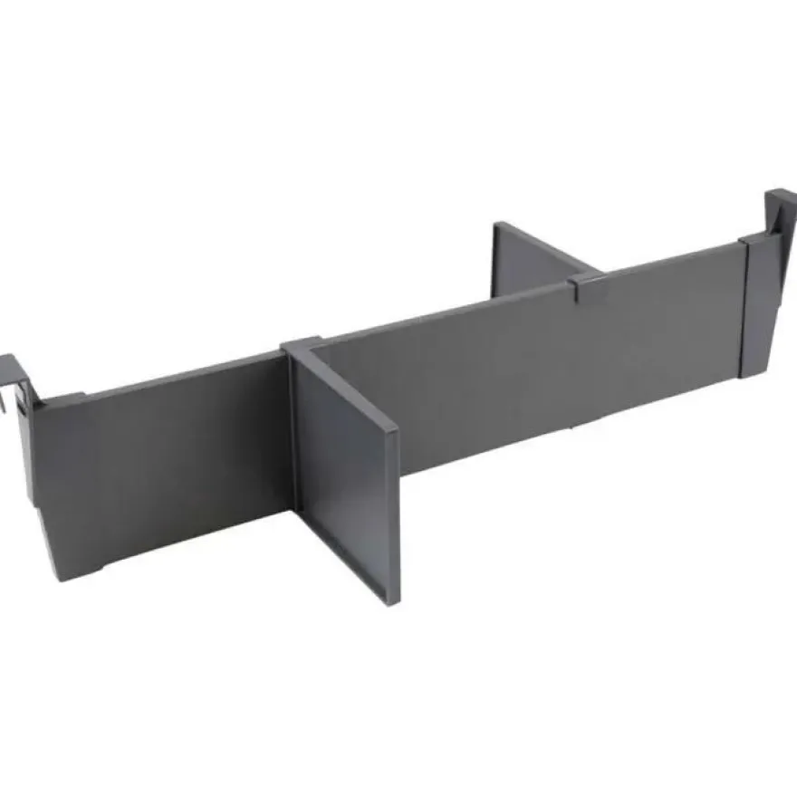 Schubladenteiler Set Emuca Grau Anthrazit