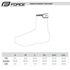 Schuhüberzug FORCE Neoprene black