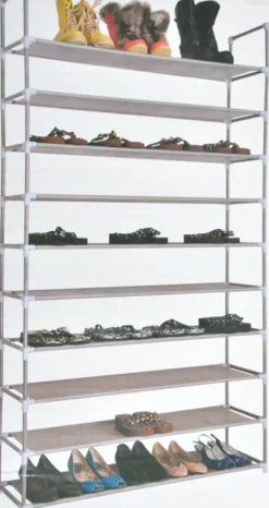 Schuhregal mit 10 Ablagefächer Schuhständer Schuhablage Schuhschrank Regal neu