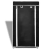 Schuhschrank Schuhregal Schuhablage 5 Schicht 58 x 28 x 106 cm Schwarz