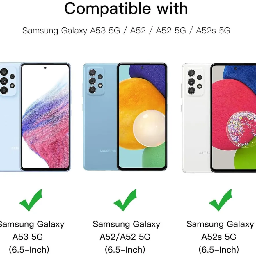 Schutzfolie Samsung Galaxy A53 A52 A52s 5G 9H Panzer Glas Displayschutz 3er