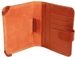 Schutztasche Schutzhéllle Taschenrechner CalcCase Casio EWG Braun Rindsleder