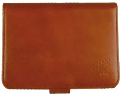 Schutztasche Schutzhéllle Taschenrechner CalcCase Casio EWG Braun Rindsleder