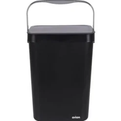 Schwarzer Hängeabfalleimer 10 l
