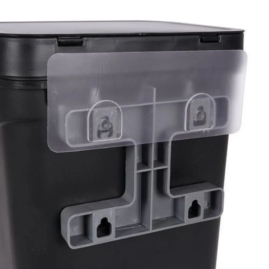 Schwarzer Hängeabfalleimer 10 l