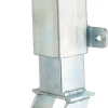 Schwere gefederte Torbockrolle / Torrolle Kunststoffrad Ø125 350 kg