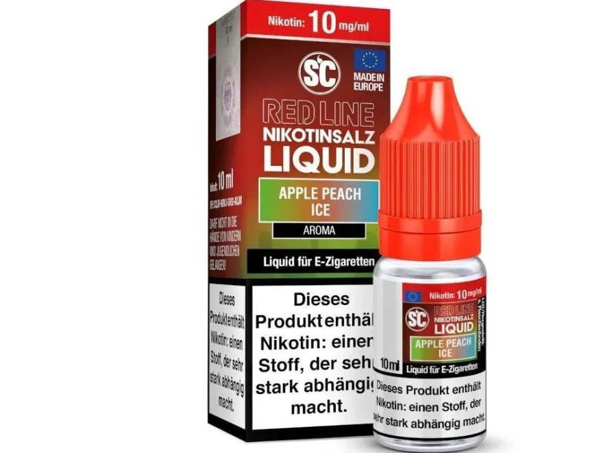 SC - Red Line - Apple Peach Ice - Nikotinsalz Liquid
