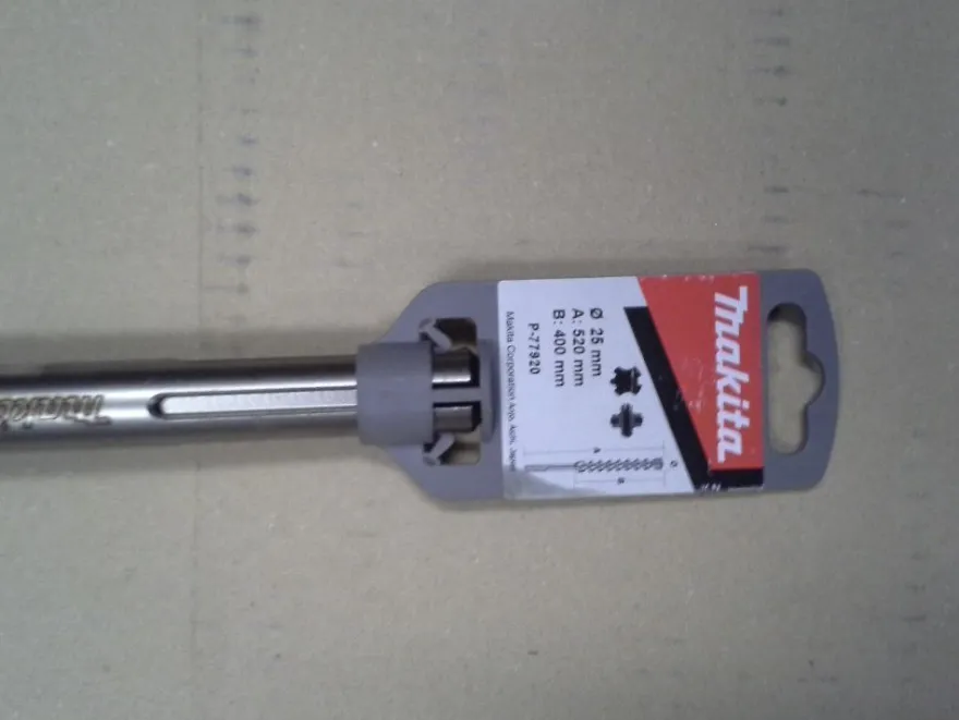 SDS-max Zentro Bohrer 25X520 Makita P-77920, 4 Schneider verstärkt
