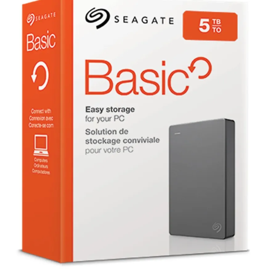Seagate Basic STJL5000400 - Festplatte - 5 TB - extern (tragbar)