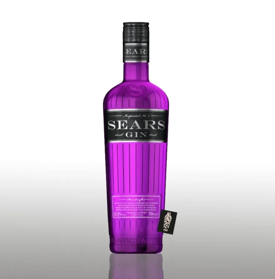 Sears Gin 0,7L (37,5% vol.)- Plus 1x Rührgläser