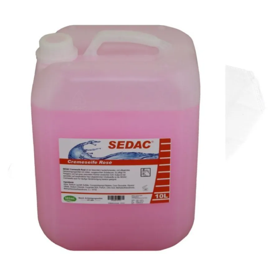 Sedac Cremseife, Flüssigseife Rose 10 L