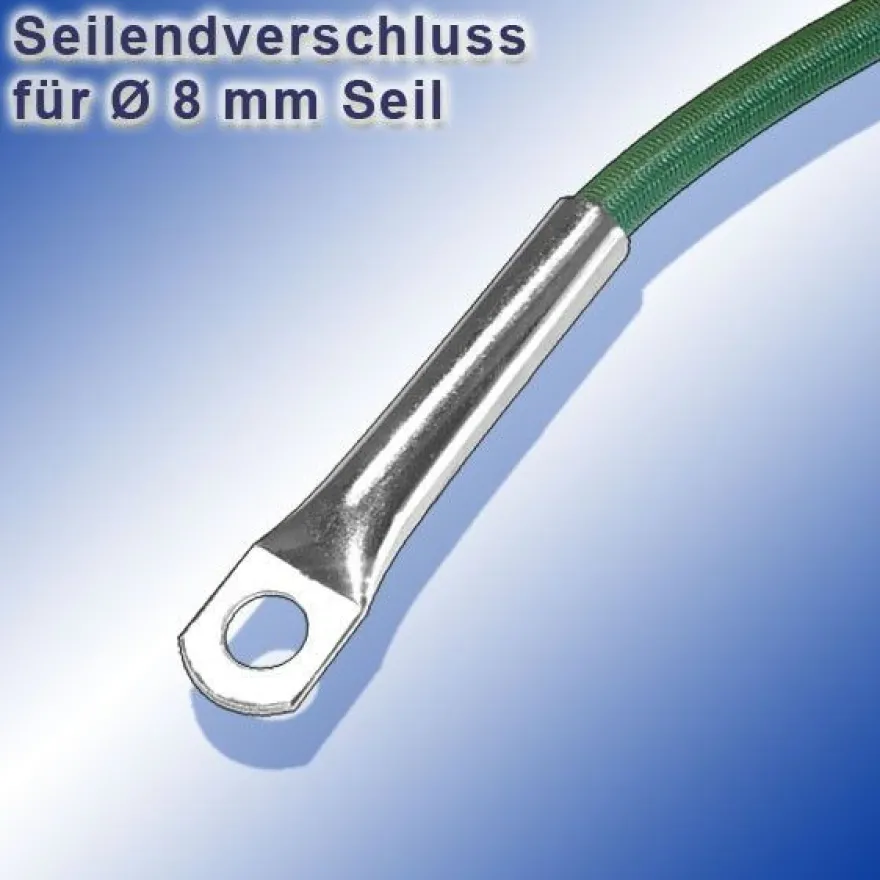 Seilendverschluss mit Simplexhaken oder ohne Simplex-Haken
